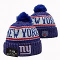 2024 New York Giants blue white NFL Sports Cuffed Knit Hats 02