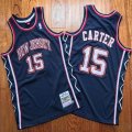 New Jersey Nets #15 Vince Carter Blue Throwback Jersey-LT