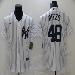 Nike New York Yankees #48 Anthony Rizzo White majestic baseball Jersey-BD