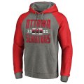 Men's Ottawa Senators Fanatics Branded Ash Timeless Collection Antique Stack Big & Tall Tri-Blend Raglan Pullover Hoodie