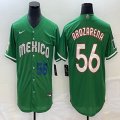 2023 World Cup Mexico #56 Randy Arozarena green majestic baseball jerseys 16