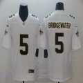 New Orleans Saints #5 Tebby Bridgewater White Nike Color Rush Limited Jersey-BD