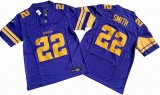 Minnesota Vikings 22# Harrison Smith purple yellow Nike Vapor F.U.S.E. Limited Jersey