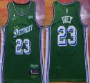 Nike Detroit Pistons #23 Jaden Ivey green nba Jerseys 6 patch-XD