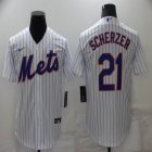 Nike New York Mets #21 Max Scherzer white majestic mlb baseball jersey