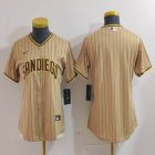 Youth Nike San Diego Padres blank beige majestic baseball jerseys