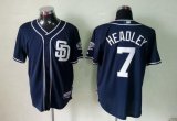 San Diego Padres Chase Headley Dark Blue mlb Jerseys