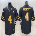 Nike Dallas Cowboys #4 Dak Prescott black Color Rush Limited Jersey The third generation