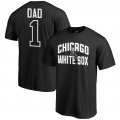 Men's Chicago White Sox Fanatics Branded Black 2018 Father's Day Number 1 Dad T-Shirt