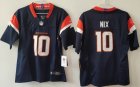 Youth Denver Broncos #10 Bo Nix Nike blue Vapor F.U.S.E. Limited Jersey