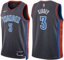 Custom Youth Oklahoma City Thunder #3 Josh Giddey black NBA Jersey