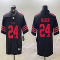 Nike San Francisco 49ers #24 Jordan Mason black Color Rush Limited Jersey-BD