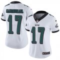 Women nike Philadelphia Eagles #17 Garmichael white Color Rush Limited Jersey