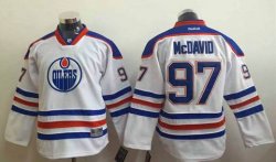 Youth Connor Mcdavid #97 Edmonton Oilers white Hockey Jersey