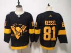 Adidas Pittsburgh Penguins #81 Phil Kessel Black NHL Jerseys-FH