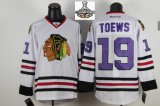 2013 Chicago Blackhawks #19 Jonathan Toews white NHL Jerseys