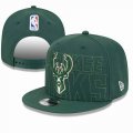 2023 Milwaukee Bucks green NBA Snapback Hats