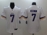 Nike Minnesota Vikings #7 Case Keenum White Color Rush Limited Jersey