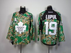 Toronto Maple Leafs #19 Joffrey Lupul green camo nhl hockey jerseys