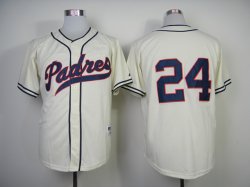 San Diego Padres 24 Authentic Cameron Maybin 1948 Turn Back The Clock Jersey