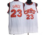 Cleveland Cavaliers 23# LeBron James white nba jersey