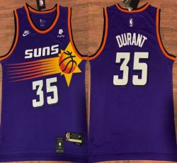 Nike Phoenix Suns #35 Kevin Durant purple nba jersey 01