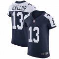 Nike Dallas Cowboys #13 Michael Gallup white blue color rush limited jerseys