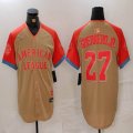 American League #27 Vladimir Guerrero Jr. Nike Cream 2024 MLB All-Star Game Limited Player Jersey