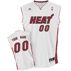 Miami Heat New Custom white adidas Home Jersey for sale