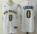 New Orleans Pelicans #0 DeMarcus Cousins white NBA jersey