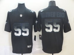 Nike Dallas Cowboys #55 Leighton Vander Esch black Color Rush Limited Jersey Fireworks version