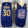 Nike Golden State Warriors 30 Stephen Curry blue nba jersey-LD