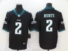 Nike Philadelphia Eagles #2 Hurts black Color Rush Limited Jersey