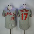 Los Angeles Angels #17 Shohei Ohtani gray Flexbase Authentic Collection Jersey