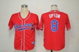 Atlanta Braves #8 Justin Upton red MLB Jerseys