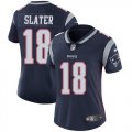 Women Patriots #18 Slater Nike blue Color Rush Limited Jersey