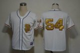 San Francisco Giants 54# gold white new jerseys