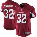 Women Cardinals #32 Tyrann Mathieu red nike Color Rush Limited Jersey