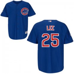 Chicago Cubs Derrek Lee 25# blue mlb jersey