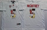 NCAA Stanford Cardinals #5 Christian McCaffrey white fashion college football jersey