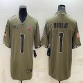 2022 Nike Arizona Cardinals #1 Kyler Murray Salute to Service Limited Jersey