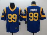 Nike Rams #99 Aaron Donald blue Color Rush Limited Jersey