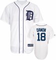 Detroit Tigers 18# Damon White mlb jersey