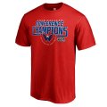 Men's Washington Capitals Fanatics Branded Red 2018 Eastern Conference Champions Interference T-Shirt