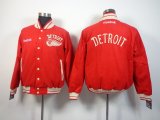 Detroit Red Wings red hockey Stitched Jackets