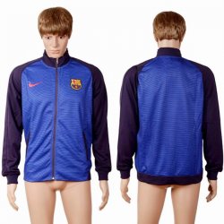 2016 Barcelona thailand version purple blue soccer jacket