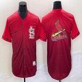 Nike New St.Louis Cardinals blank red majestic Baseball Jersey big logo-BD 01