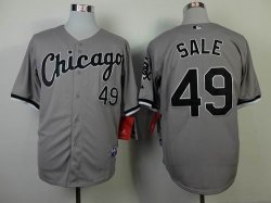 Chicago White Sox #49 Chris Sale gray mlb Jersey