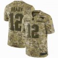 New England Patriots #12 Tom Brady Nike Camo Salute to Service Retired Player Limited Jersey