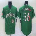 2023 World Cup Mexico #56 Randy Arozarena green majestic baseball jerseys 32